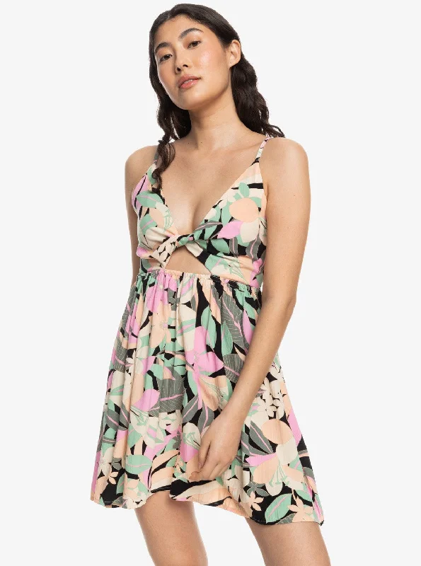 Simple And Comfortable Roxy Women's Dresses Smock On Back Elasticated Wais