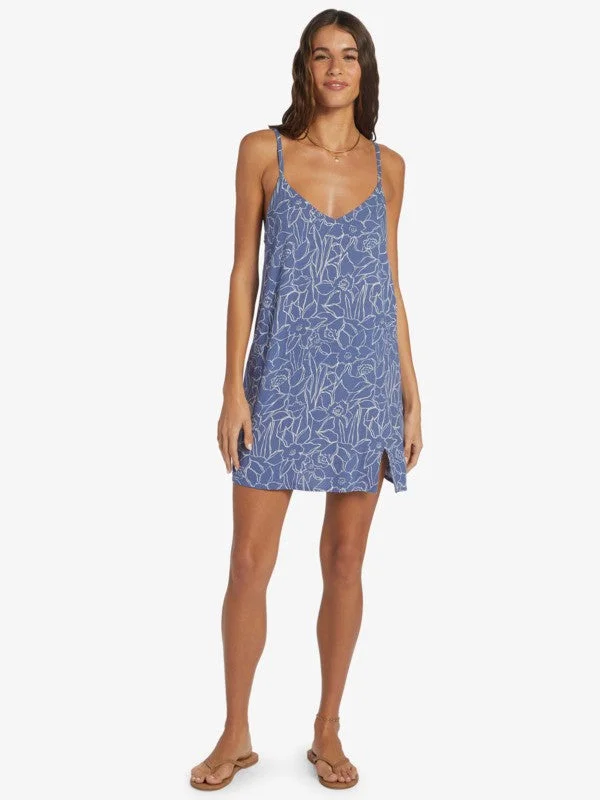 Fashion Style Roxy Women's Dresses V-Neck Slip Dress
