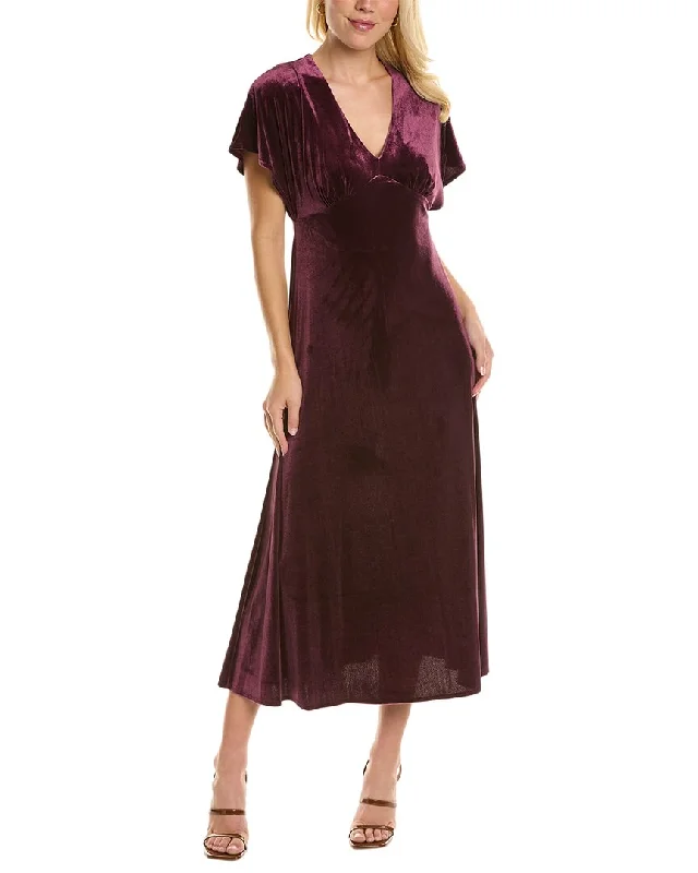Exquisite Design Taylor Stretch Velvet Maxi Dress