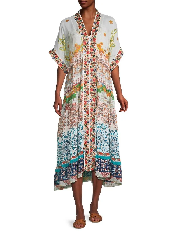 Youthful Vitality Tyna Midi Dress in Floral