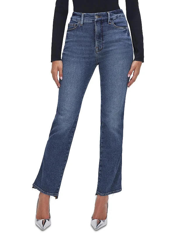 Boutique Recommendation Womens Ankle Denim Straight Leg Jeans