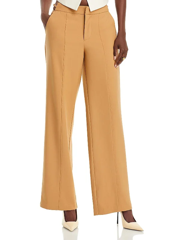 Refreshing Design Womens Pocket Ankle Wide Leg Pants