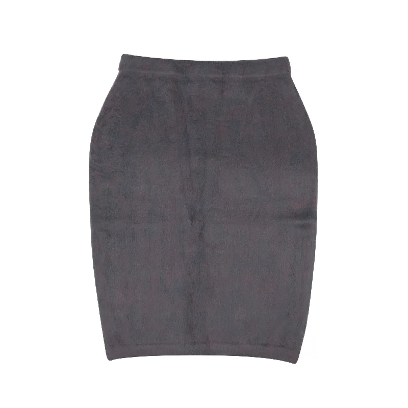 Exquisite Design Blue Acrylic Marsh Midi Skirt