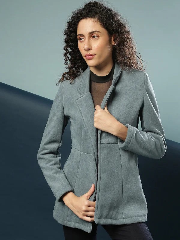 Artistic Temperament Campus Sutra Women Solid Stylish Casual Blazers