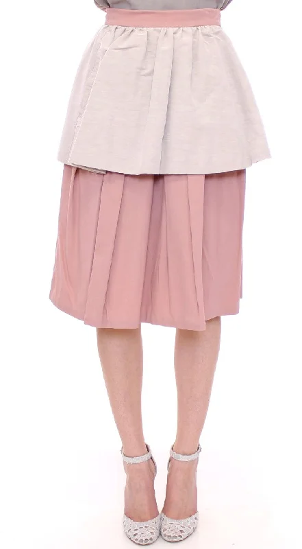 Personalized Outfit Comeforbreakfast   Knee-Length Pleated Women's Skirt