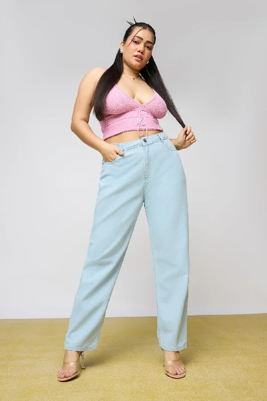 Spiritual Vitality Dreamy Denim Curve Mom Fit Jeans