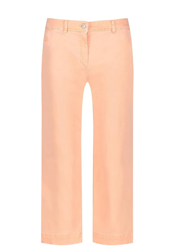 Elegant And Charming Gerry Weber Denim Culotte Jeans, Peach