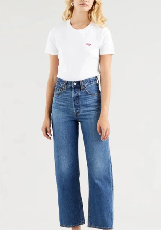 Lively And Youthful Levis® Ribcage Straight Ankle Womes Jeans, Noe Fog 0079