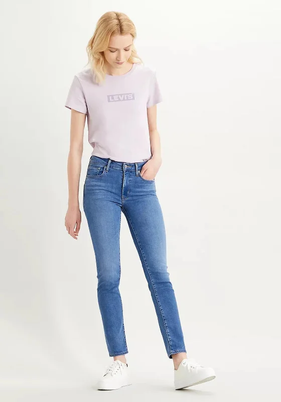 Personalized Design Levis® Womens 712™ Slim Mid-Rise Jeans, Rio Love Medium Indigo