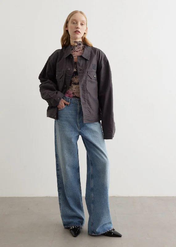 Tropical Style Orsano Cotton Canvas Jacket