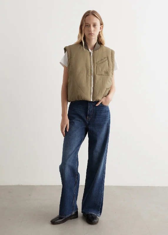 Fashionable And Fashionable Quilt Short Vest