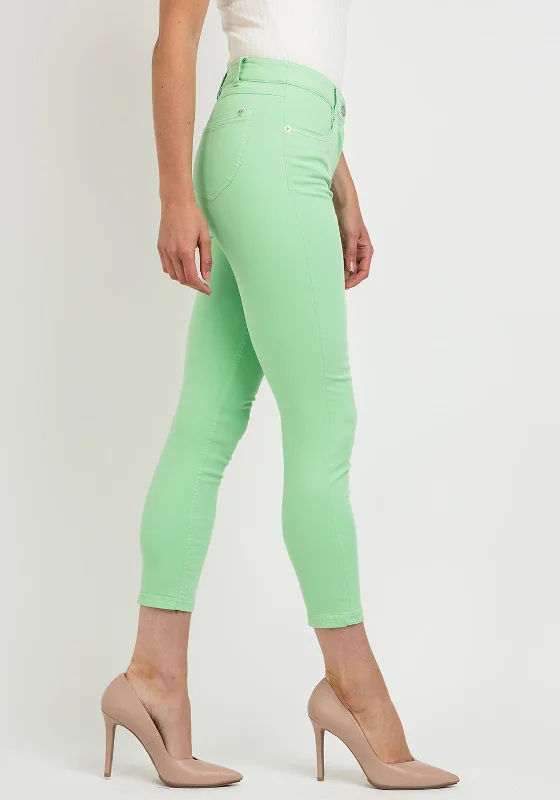 New Autumn And Winter Styles Robell Elena 09 Skinny Crop Jeans, Paradise Green