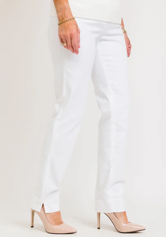 Personalized Outfit Robell Marie Full Length Jeans, White