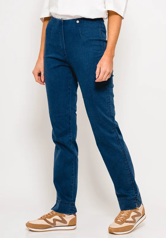 High Street Design Robell Marie Slim Fit Jeggings, Blue