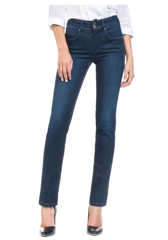 European And American Style Salsa Secret Push In Slim Leg Jeans, Blue