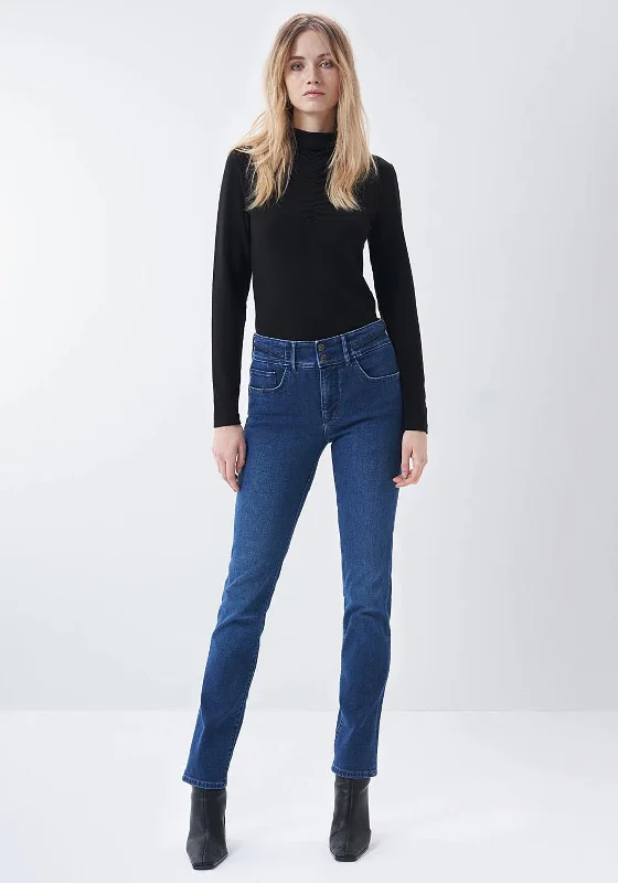 Modern Tailoring Salsa Secret Slim Push In Jeans, Blue Denim