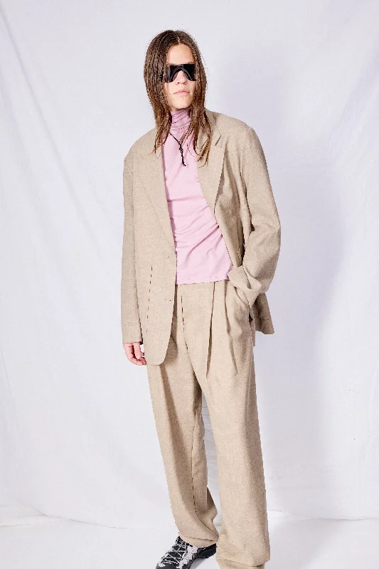 Personalized Outfit Straw Melange Conde Jacket