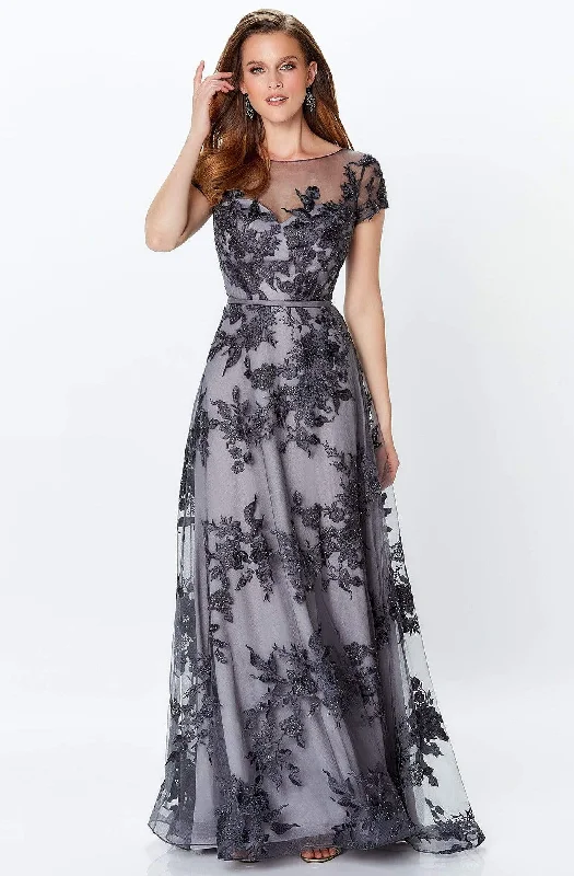 Perfect Tailoring Montage by Mon Cheri - 119945W Embroidered Floral ALine Gown