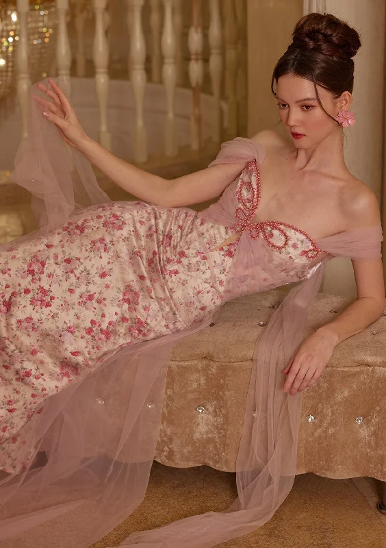 Classic Color Floral Disc Fairy Corset Dress