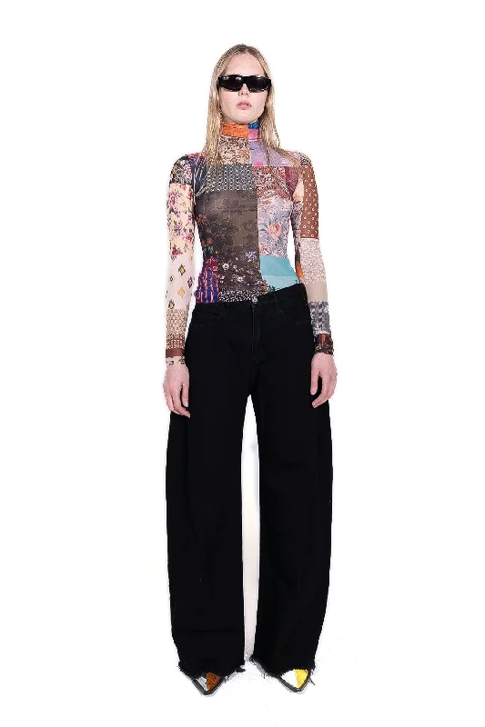 Trendy And Casual BLACK BOYFRIEND TROUSERS