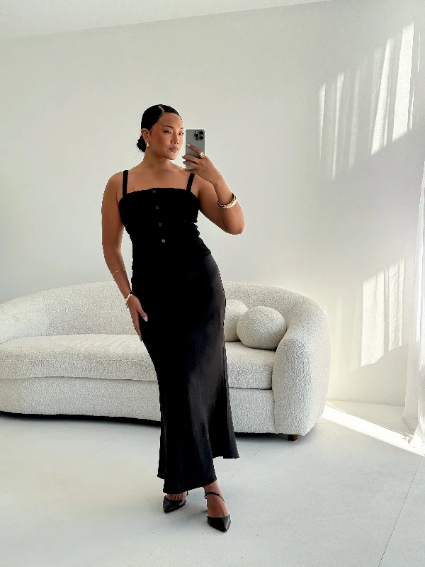 Casual And Comfortable SIREN DENIM TOP BLACK