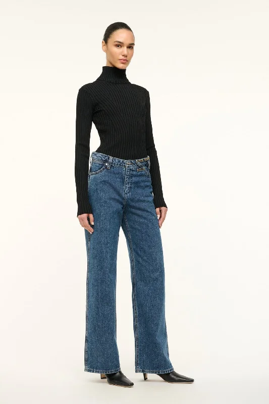 Luxury Style STAUD + WRANGLER THE LOOSE JEAN | INDIGO WASH