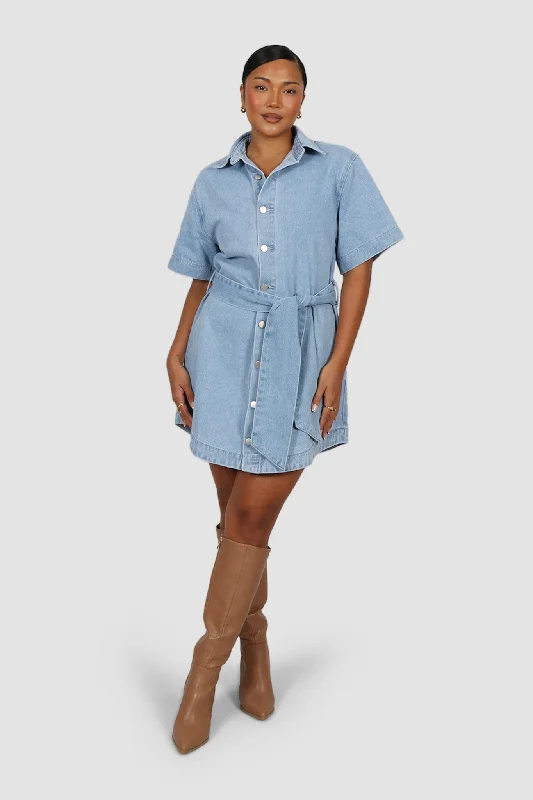 Modern Tailoring STERLING DENIM DRESS BLUE
