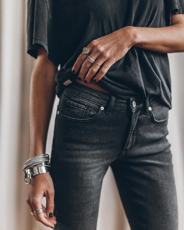 Floral Prints The Grey Skinny Jeans