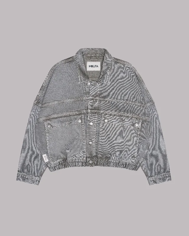 Perfect Tailoring The Khaki Faded Denim Jacket