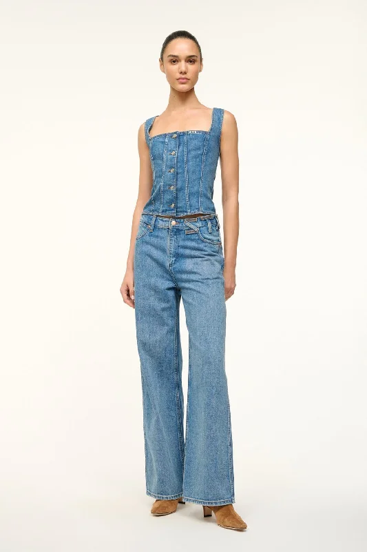 End Of The Year STAUD + WRANGLER THE LOOSE JEAN | MID BLUE